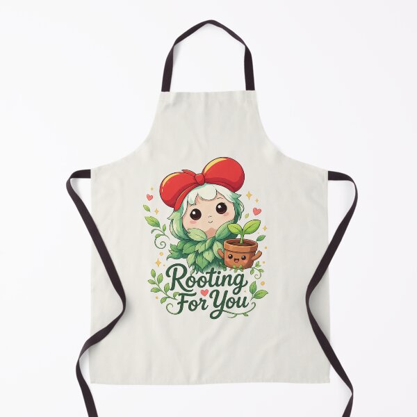 Item preview, Rooting For You - Cute Kawaii Plant Girl Support Pun designed and sold by BlackSector77.