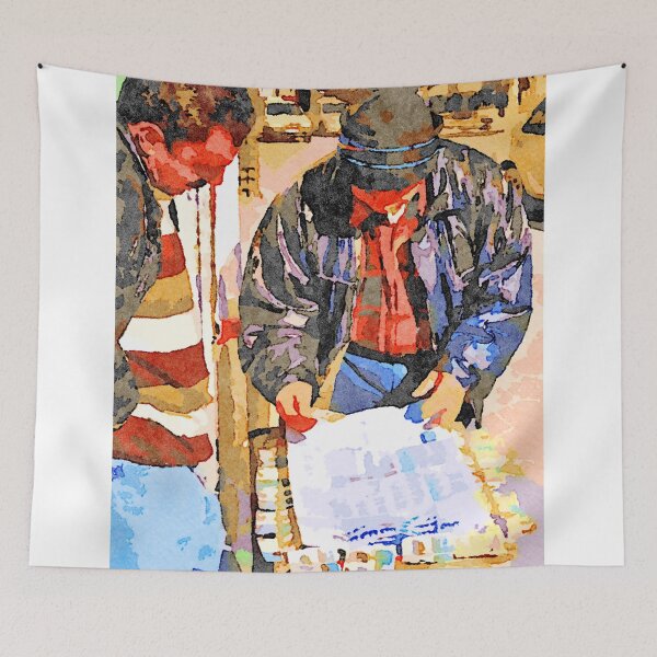 Item preview, Street players in Aleppo designed and sold by Giuseppe Cocco.