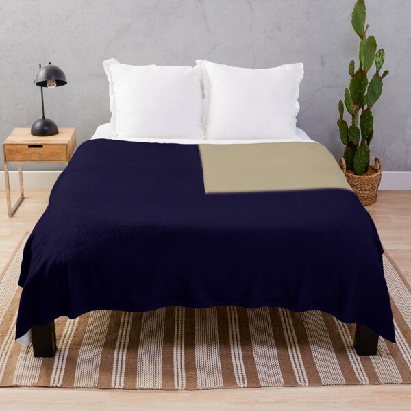 Item preview, Minimalist Navy Blue with Beige Geometric Square designed and sold by pluielegere.