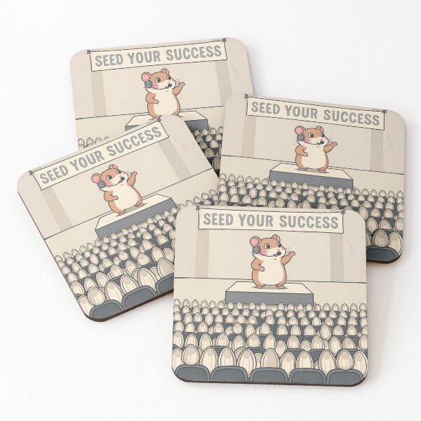 Item preview, Hamster Motivational Speaker Funny Poster designed and sold by PictorialWhimsy.