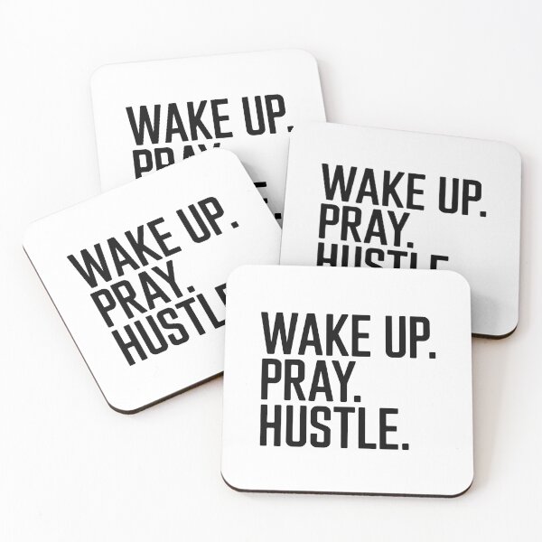 Item preview, Wake Up Pray Hustle designed and sold by KD Merch.
