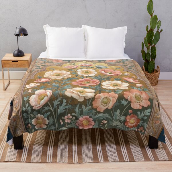 Item preview, Ornate Vintage Framed Colorful Floral Bouquet Art designed and sold by IntelliMindDesigns.