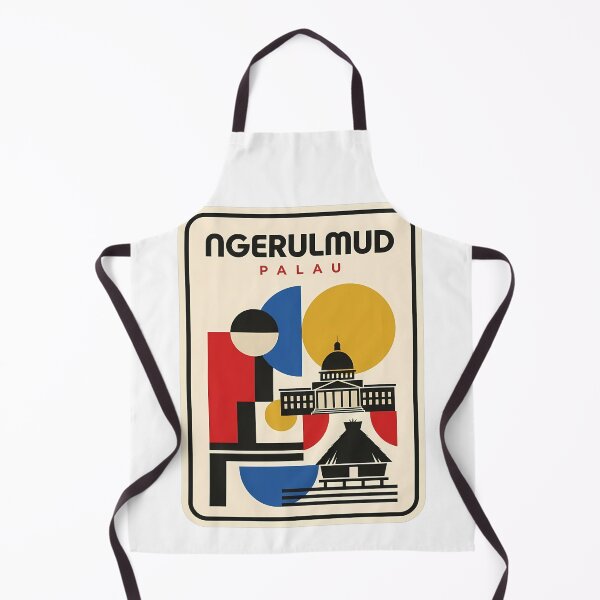 Item preview, Ngerulmud Palau Bauhaus Style Geometric Travel Scene designed and sold by k3rstman1.