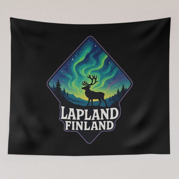 Item preview, Lapland Finland Trippy Art designed and sold by TomFrontierArt.