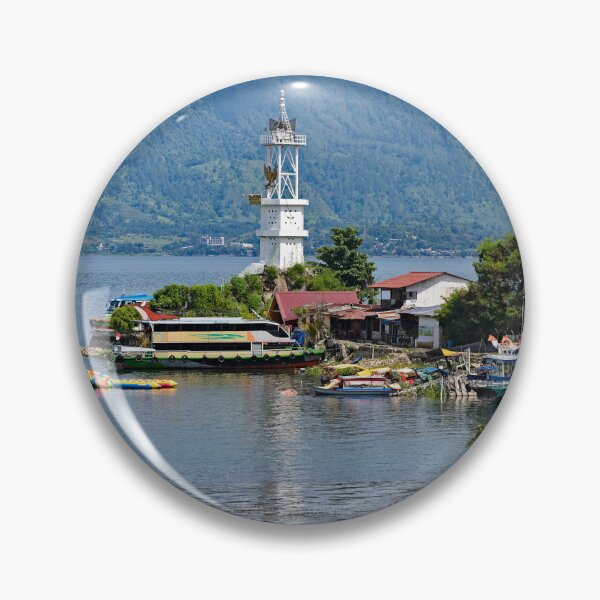 Item preview, Tourist port on Lake Toba designed and sold by franck380.