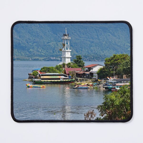 Item preview, Tourist port on Lake Toba designed and sold by franck380.