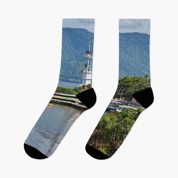 Item preview, Tourist port on Lake Toba designed and sold by franck380.