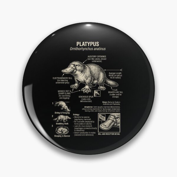 Item preview, Platypus Scientific Anatomy Biology Animal Lover designed and sold by Kimberley King Art  King Art.