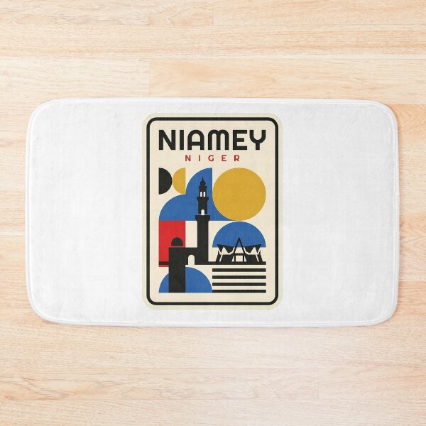 Item preview, Niamey Niger Geometric Mid Century Modern City designed and sold by k3rstman1.