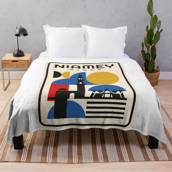 Item preview, Niamey Niger Geometric Mid Century Modern City designed and sold by k3rstman1.