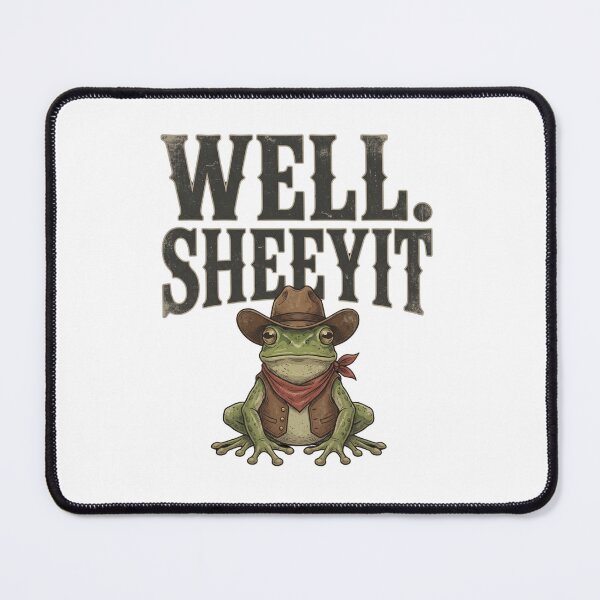 Item preview, Cowboy Frog Vintage Western Humor Amphibian Country Art designed and sold by MotivaChic.