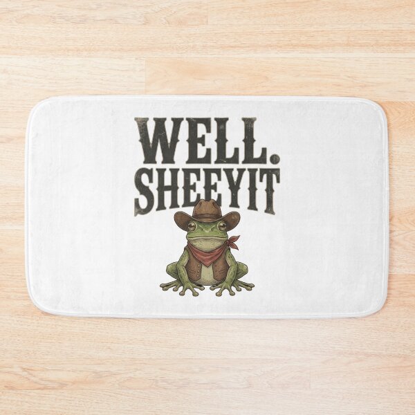 Item preview, Cowboy Frog Vintage Western Humor Amphibian Country Art designed and sold by MotivaChic.