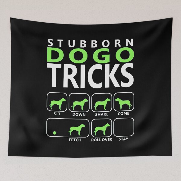 Item preview, Stubborn Doggo Tricks Funny Obedience Chart designed and sold by StranHabesre51.