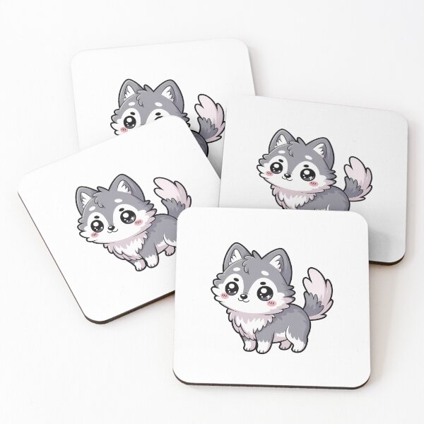 Item preview, Cartoon Wolf Cute Animal designed and sold by KD Merch.