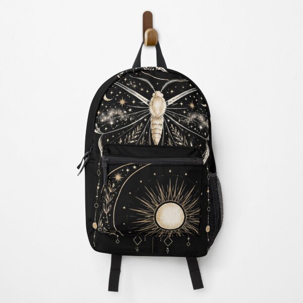 Item preview, Celestial Luna Moth | Mystical Moon & Sun Gothic Boho Nature Design designed and sold by MonaRose_Art.
