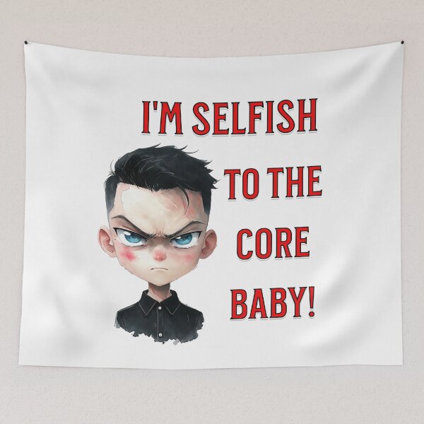 Item preview, I'm Selfish To The Core Baby Damon Salvatore Tribute designed and sold by ArtisticDesignsbyLinda.
