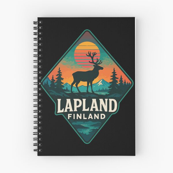 Item preview, Lapland Finland Retro Trippy Art Travel designed and sold by TomFrontierArt.