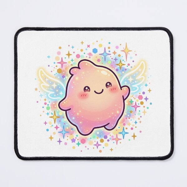 Item preview, Cute Rainbow Angel Blob Kawaii Sticker designed and sold by CuteRage.
