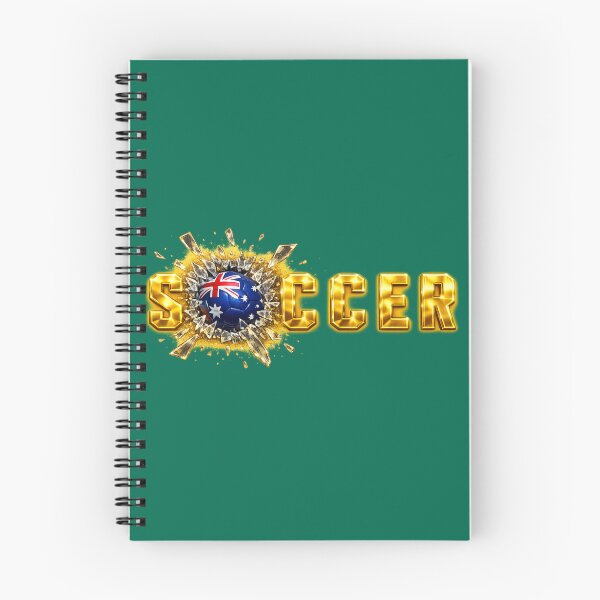 Item preview, Gold SOCCER Australia Flag Ball Breaking Through — Matildas Socceroos Football Fan Art Tee, Sticker, Poster designed and sold by thesmilngnature.