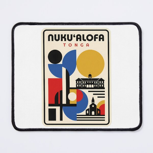 Item preview, Nuku'alofa Tonga Geometric Abstract Travel Style designed and sold by k3rstman1.