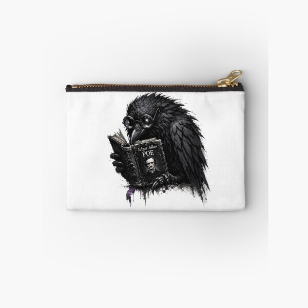 Item preview, Gothic Raven Reading Edgar Allan Poe designed and sold by Creep-elina.