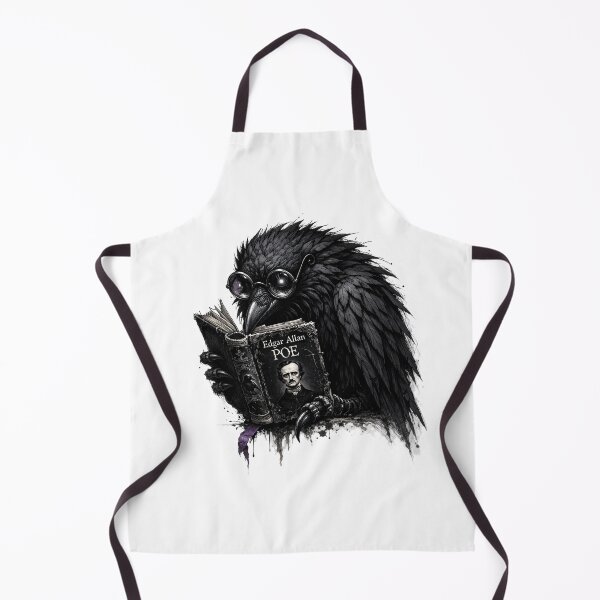 Item preview, Gothic Raven Reading Edgar Allan Poe designed and sold by Creep-elina.