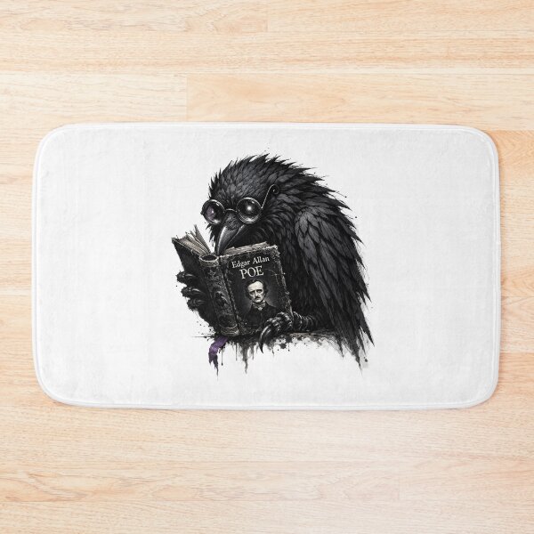 Item preview, Gothic Raven Reading Edgar Allan Poe designed and sold by Creep-elina.