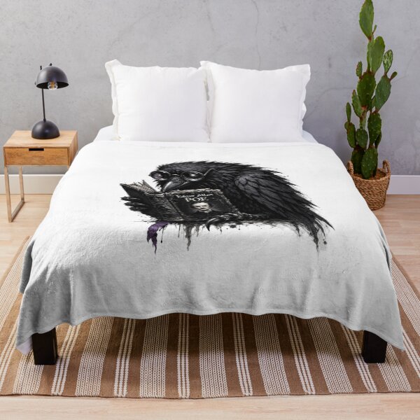 Item preview, Gothic Raven Reading Edgar Allan Poe designed and sold by Creep-elina.