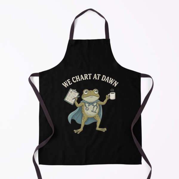 Item preview, Nurse Frog Charting Humor Healthcare Worker Vintage Art designed and sold by MotivaChic.
