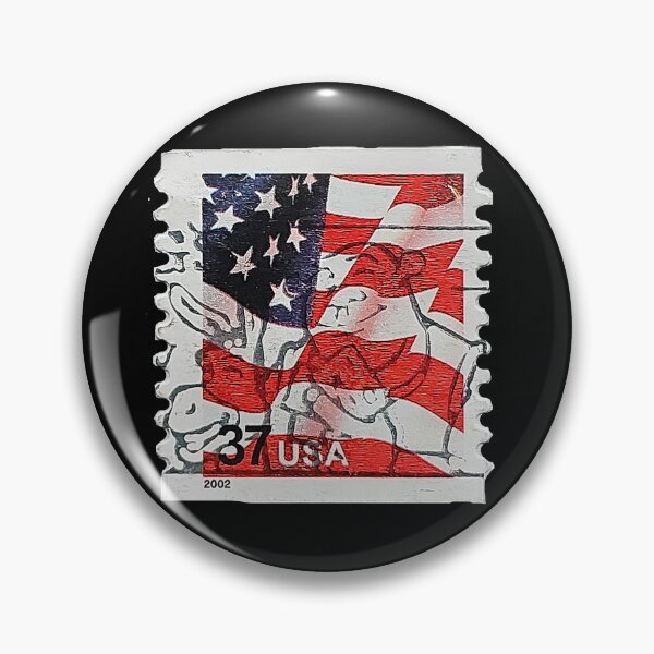 Item preview, "US flag" postage stamp designed and sold by Pellagia.