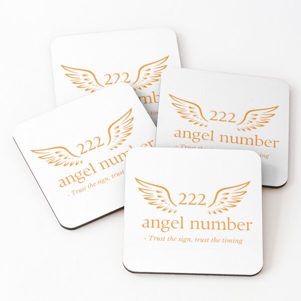 Item preview, 222 Angel Number – Trust the sign, trust the timing Spiritual Aesthetic Typography Design designed and sold by CosmicQuietStudio.