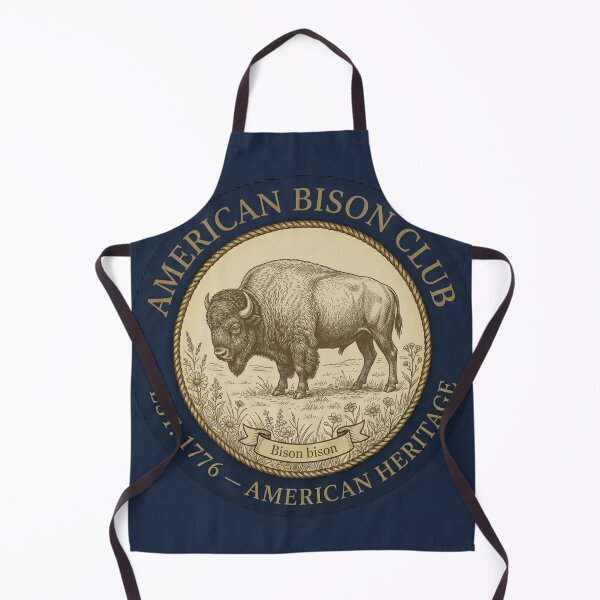 Item preview, American Bison Club Heritage Vintage Badge Est 1776 designed and sold by CalmCapy Co.