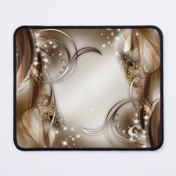 Item preview, Abstract Brown Geometric Arches – Elegant Curved Lines with Starry Sparkles designed and sold by RaresS.