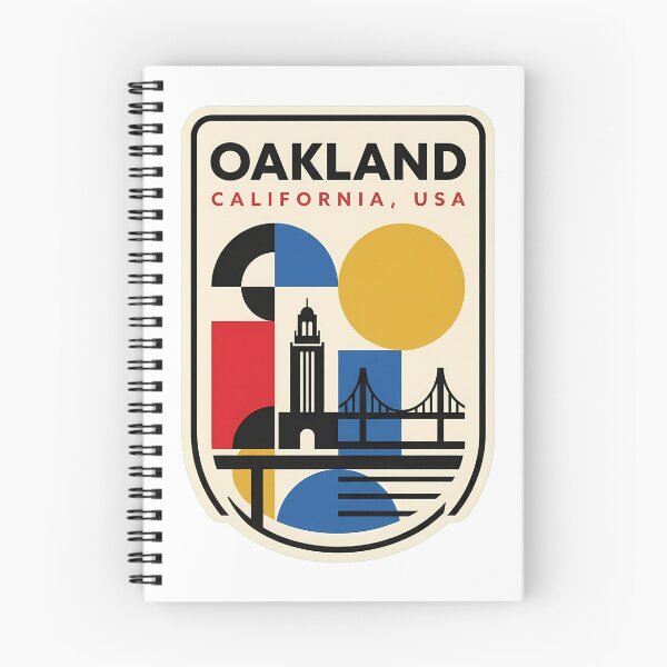 Item preview, Oakland California Retro Geometric Skyline Travel Souvenir designed and sold by k3rstman1.