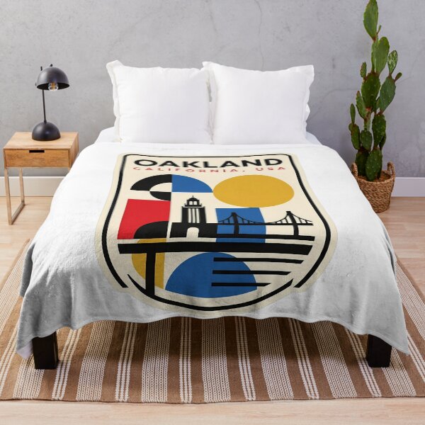 Item preview, Oakland California Retro Geometric Skyline Travel Souvenir designed and sold by k3rstman1.
