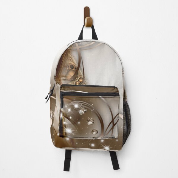 Item preview, Abstract Brown Geometric Arches – Elegant Curved Lines with Starry Sparkles designed and sold by RaresS.