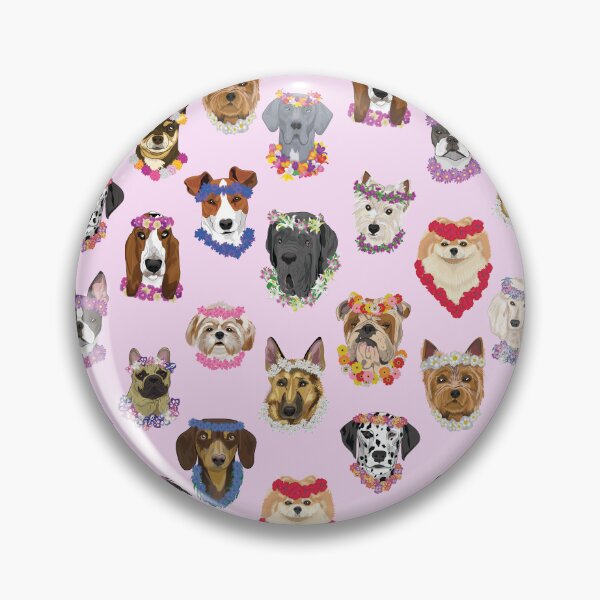 Item preview, Floral Dogs designed and sold by kerriestuff.