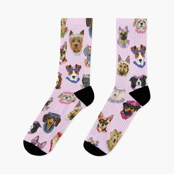 Item preview, Floral Dogs designed and sold by kerriestuff.