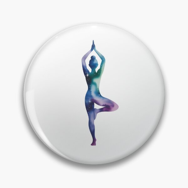 Item preview, Yoga Pose Galaxy Spirituality designed and sold by KD Merch.