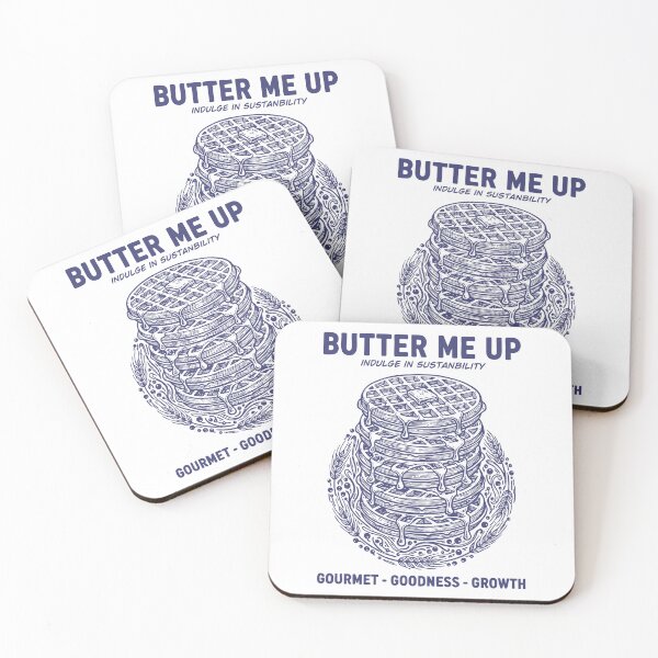Item preview, Breakfast Butter Me Up Funny Brunch Coffee designed and sold by LuminOrb.