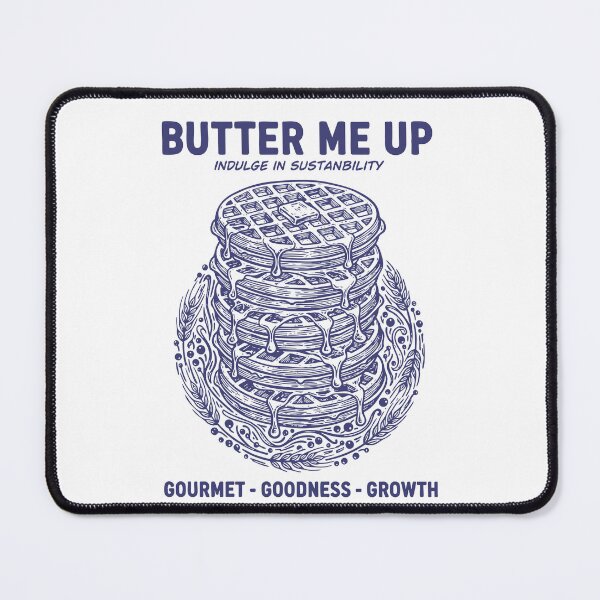 Item preview, Breakfast Butter Me Up Funny Brunch Coffee designed and sold by LuminOrb.