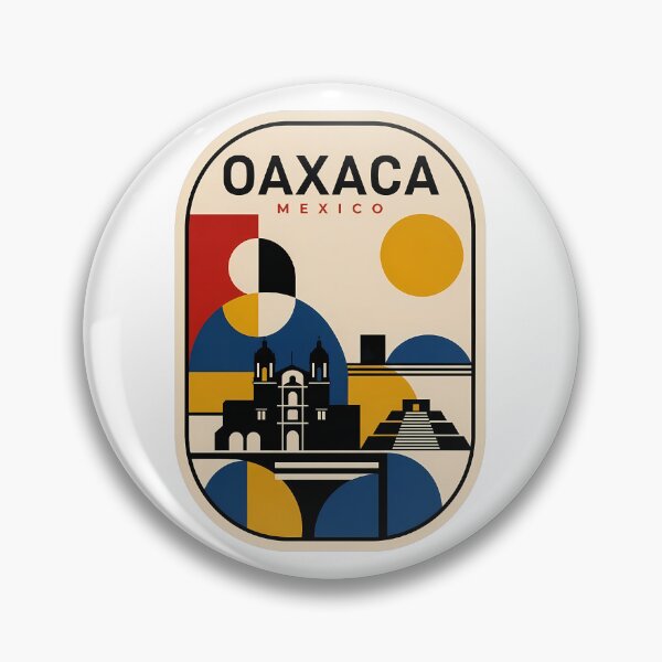 Item preview, Oaxaca Mexico Mid Century Modern Travel Skyline designed and sold by k3rstman1.