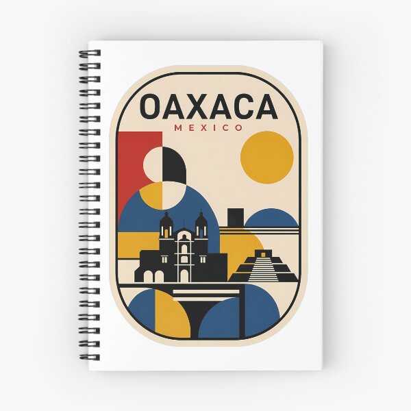 Item preview, Oaxaca Mexico Mid Century Modern Travel Skyline designed and sold by k3rstman1.