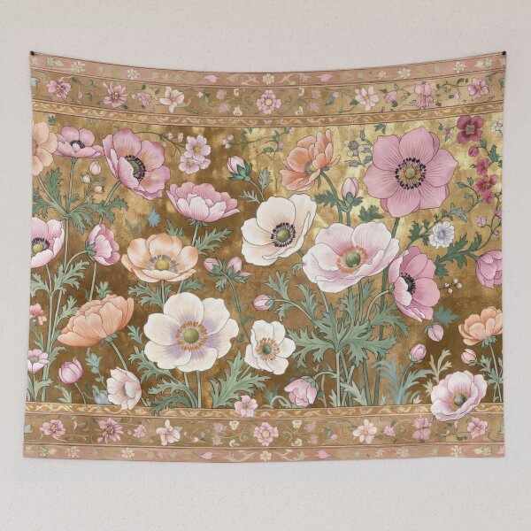 Item preview, Ornate Vintage Wildflower Meadow Framed Floral Art designed and sold by IntelliMindDesigns.
