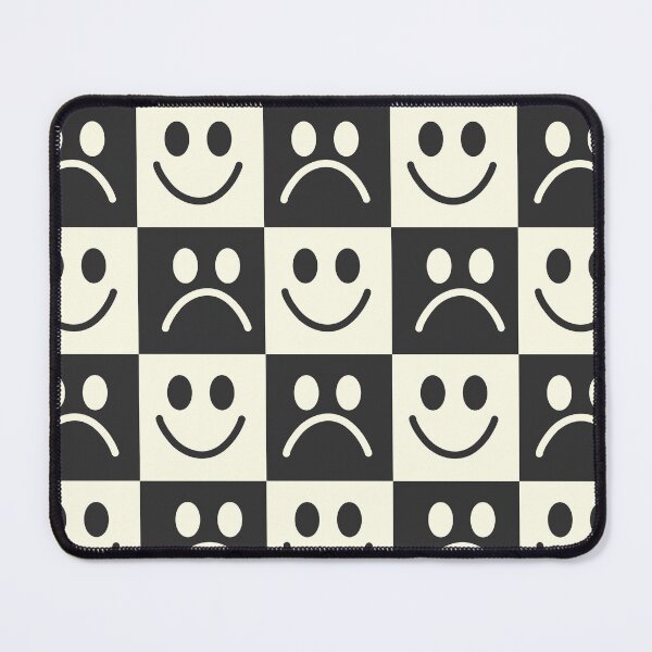 Item preview, Happy and Sad Face Minimal Pattern designed and sold by PlainMaddiShop.