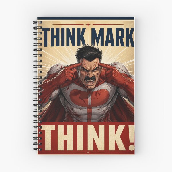 Item preview, THINK MARK, THINK! MEME from Invincible Omniman designed and sold by missbreeze.