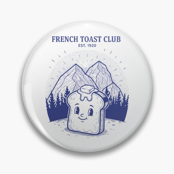 Item preview, Breakfast French Toast Club Est 1920 Funny Brunch designed and sold by LuminOrb.