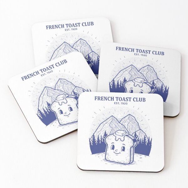 Item preview, Breakfast French Toast Club Est 1920 Funny Brunch designed and sold by LuminOrb.