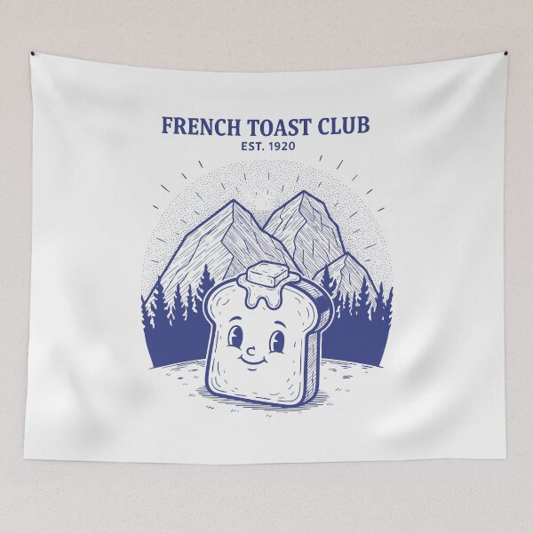 Item preview, Breakfast French Toast Club Est 1920 Funny Brunch designed and sold by LuminOrb.