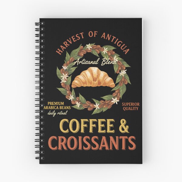 Item preview, Breakfast Coffee And Croissants Funny Brunch designed and sold by LuminOrb.